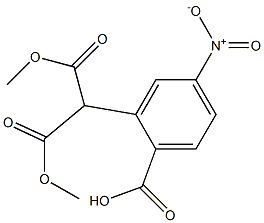 2-(1,3-diMethoxy-1,3-dioxopropan-2-yl)-4-nitrobenzoic acid CAS#: 186390-71-6