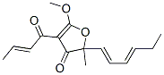 (-)-2-[(1E,3E)-1,3-Hexadienyl]-5-methoxy-2-methyl-4-[(E)-1-oxo-2-butenyl]furan-3(2H)-one CAS#: 65794-79-8