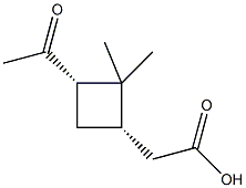 2-((1S,3S)-3-Acetyl-2,2-Dimethylcyclobutyl)Acetic Acid CAS#: 64396-97-0