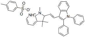 2-[2-(1,2-diphenyl-1H-indol-3-yl)vinyl]-1,3,3-trimethyl-3H-pyrrolo[2,3-b]pyridinium toluene-p-sulphonate CAS#: 63123-18-2
