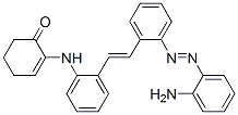 2-[[2-[2-[2-[(2-Aminophenyl)azo]phenyl]ethenyl]phenyl]amino]-2-cyclohexen-1-one CAS#: 69395-35-3