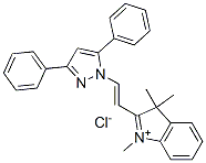 2-[2-(3,5-diphenyl-1H-pyrazol-1-yl)vinyl]-1,3,3-trimethyl-3H-indolium chloride CAS#: 64683-43-8