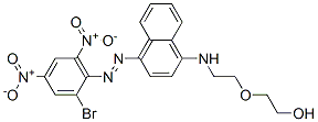 2-[2-[[4-[(2-bromo-4,6-dinitrophenyl)azo]-1-naphthyl]amino]ethoxy]ethanol CAS#: 65104-24-7