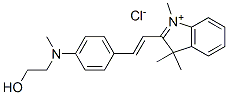 2-[2-[4-[(2-hydroxyethyl)methylamino]phenyl]vinyl]-1,3,3-trimethyl-3H-indolium chloride CAS#: 68140-79-4
