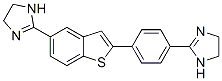 2-[2-[4-(4,5-dihydro-1H-imidazol-2-yl)phenyl]benzothiophen-5-yl]-4,5-d ihydro-1H-imidazole CAS#: 66639-12-1