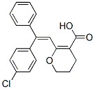 2-[2-(4-chlorophenyl)-2-phenyl-ethenyl]-5,6-dihydro-4H-pyran-3-carboxy lic acid CAS#: 63014-63-1