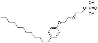 2-[2-(4-dodecylphenoxy)ethoxy]ethyl dihydrogen phosphate CAS#: 63217-11-8