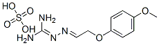 2-[2-(4-methoxyphenoxy)ethylideneamino]guanidine, sulfuric acid CAS#: 67962-54-3