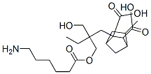 2-[2-[[(6-amino-1-oxohexyl)oxy]methyl]-2-(hydroxymethyl)butyl] hydrogen 5-methylbicyclo[2.2.1]heptane-2,3-dicarboxylate CAS#: 69178-35-4