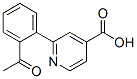 2-(2-Acetyl-phenyl)-isonicotinic acid CAS#: 566198-32-1