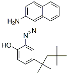 2-[(2-Amino-1-naphthalenyl)azo]-4-(1,1,3,3-tetramethylbutyl)phenol CAS#: 63216-94-4