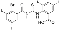2-[[[(2-BROMO-3,5-DIIODOBENZOYL)AMINO]THIOXOMETHYL]AMINO]-3,5-DIIODO-BENZOIC ACID CAS#: 530140-57-9