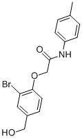 2-[2-BROMO-4-(HYDROXYMETHYL)PHENOXY]-N-(4-METHYLPHENYL)-ACETAMIDE CAS#: 693805-69-5
