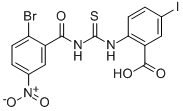 2-[[[(2-BROMO-5-NITROBENZOYL)AMINO]THIOXOMETHYL]AMINO]-5-IODO-BENZOIC ACID CAS#: 530126-97-7