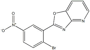 2-(2-BroMo-5-nitrophenyl)oxazolo[4,5-b]pyridine CAS#: 64289-51-6