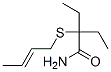 2-(2-Butenylthio)-2-ethylbutyramide CAS#: 66859-52-7