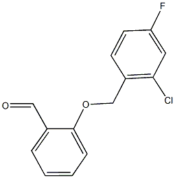 2-[(2-CHLORO-4-FLUOROBENZYL)OXY]BENZALDEHYDE CAS#: 588681-52-1