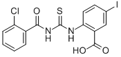 2-[[[(2-CHLOROBENZOYL)AMINO]THIOXOMETHYL]AMINO]-5-IODO-BENZOIC ACID CAS#: 530139-27-6