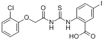 2-[[[[(2-CHLOROPHENOXY)ACETYL]AMINO]THIOXOMETHYL]AMINO]-5-IODO-BENZOIC ACID CAS#: 530137-69-0