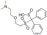 [[2-[2-(Dimethylamino)ethoxy]ethyl]sulfonyl]diphenylmethanesulfinic acid CAS#: 7262-73-9