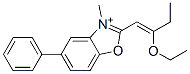 2-(2-Ethoxy-1-butenyl)-3-methyl-5-phenylbenzoxazolium CAS#: 63123-19-3