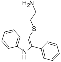 2-[(2-PHENYL-1H-INDOL-3-YL)THIO]ETHANAMINE CAS#: 61021-64-5