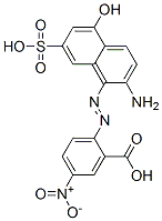 2-[(2-amino-5-hydroxy-7-sulpho-1-naphthyl)azo]-5-nitrobenzoic acid CAS#: 61827-73-4