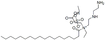 [2-[(2-aminoethyl)amino]ethyl](2-carboxyethyl)(ethyl)(stearoyl)ammonium ethyl sulphate CAS#: 68459-83-6