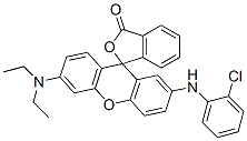 2'-[(2-chlorophenyl)amino]-6'-(diethylamino)spiro[isobenzofuran-1(3H),9'-[9H]xanthene]-3-one CAS#: 68506-98-9
