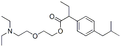 2-[2-(diethylamino)ethoxy]ethyl 2-(4-isobutylphenyl)butyrate CAS#: 61147-38-4