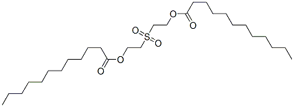 2-(2-dodecanoyloxyethylsulfonyl)ethyl dodecanoate CAS#: 7470-81-7