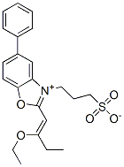2-(2-ethoxybut-1-enyl)-5-phenyl-3-(3-sulphonatopropyl)benzoxazolium CAS#: 68025-27-4