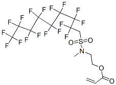 2-[[(2,2,3,3,4,4,5,5,6,6,7,7,8,8,9,9,9-heptadecafluorononyl)sulphonyl]methylamino]ethyl acrylate CAS#: 66008-69-3