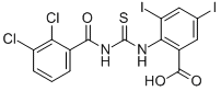 2-[[[(2,3-DICHLOROBENZOYL)AMINO]THIOXOMETHYL]AMINO]-3,5-DIIODO-BENZOIC ACID CAS#: 531533-46-7