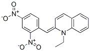 2-[(2,4-dinitrophenyl)methylene]-1-ethyl-1,2-dihydroquinoline CAS#: 61354-93-6