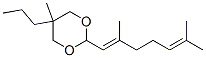 2-(2,6-dimethylhepta-1,5-dienyl)-5-methyl-5-propyl-1,3-dioxane CAS#: 7212-99-9