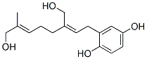 2-[(2Z,6E)-8-Hydroxy-3-hydroxymethyl-7-methyl-2,6-octadienyl]-1,4-benzenediol CAS#: 63025-43-4