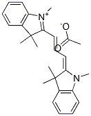 2-[3-(1,3-dihydro-1,3,3-trimethyl-2H-indol-2-ylidene)prop-1-enyl]-1,3,3-trimethyl-3H-indolium acetate CAS#: 65122-08-9