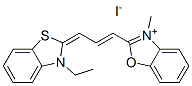 2-[3-(3-ethyl-3H-benzothiazol-2-ylidene)prop-1-enyl]-3-methylbenzoxazolium iodide CAS#: 68006-79-1