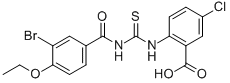 2-[[[(3-BROMO-4-ETHOXYBENZOYL)AMINO]THIOXOMETHYL]AMINO]-5-CHLORO-BENZOIC ACID CAS#: 531515-38-5