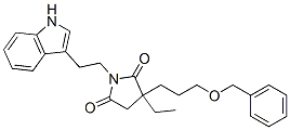 2-[3-(Benzyloxy)propyl]-2-ethyl-N-[2-(1H-indol-3-yl)ethyl]succinimide CAS#: 7691-04-5