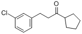 2-(3-CHLOROPHENYL)ETHYL CYCLOPENTYL KETONE CAS#: 625445-70-7
