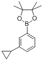 2-(3-CYCLOPROPYLPHENYL)-4,4,5,5-TETRAMETHYL-[1,3,2]DIOXABOROLANE CAS#: 627526-56-1