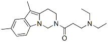 2-(3-Diethylaminopropionyl)-5,7-dimethyl-1,2,3,4-tetrahydropyrimido[1,6-a]indole CAS#: 61802-43-5