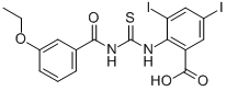 2-[[[(3-ETHOXYBENZOYL)AMINO]THIOXOMETHYL]AMINO]-3,5-DIIODO-BENZOIC ACID CAS#: 530127-31-2