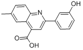 2-(3-HYDROXY-PHENYL)-6-METHYL-QUINOLINE-4-CARBOXYLIC ACID CAS#: 669740-21-0