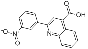 2-(3-NITRO-PHENYL)-QUINOLINE-4-CARBOXYLIC ACID CAS#: 70097-12-0