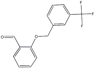 2-{[3-(TRIFLUOROMETHYL)BENZYL]OXY}BENZALDEHYDE CAS#: 667437-45-8
