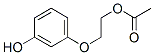 2-(3-hydroxyphenoxy)ethyl acetate CAS#: 68140-43-2