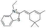 2-[(3,5,5-Trimethyl-2-cyclohexene-1-ylidene)methyl]-3-ethylbenzothiazolium CAS#: 63450-60-2